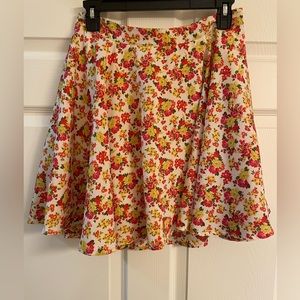 Forever 21 Floral Skirt, Size Medium